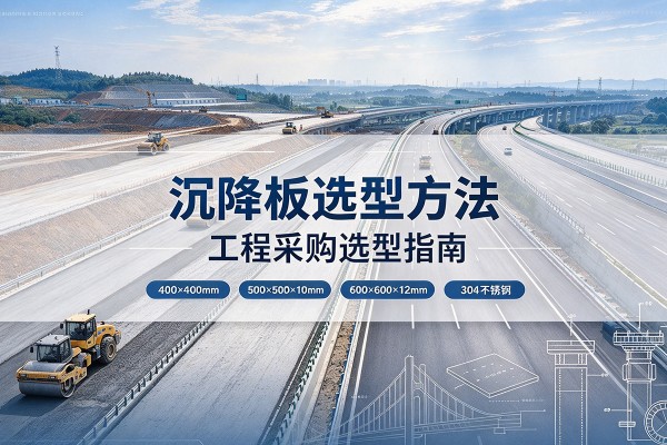 施秉沉降板选择方法